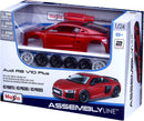 MAISTO 39510 ASSEMBLY LINE AUDI R8 V10 PLUS 1/24 SCALE DIECAST METAL MODEL KIT