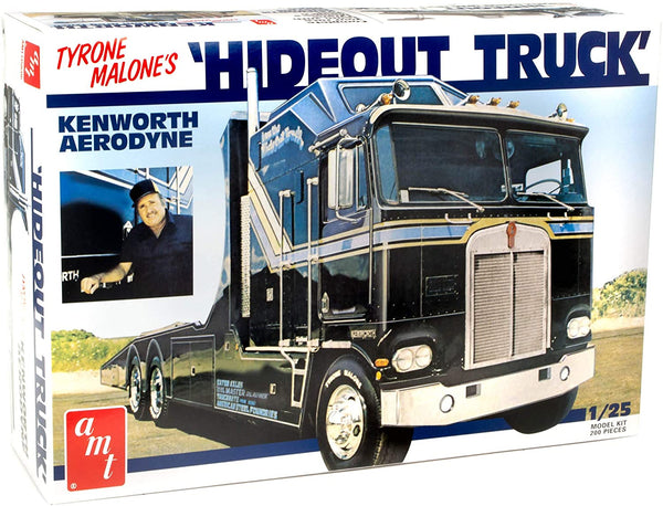 AMT 1158 TYRONE MALONES HIDEOUT TRANSPORTER TRUCK KENWORTH AERODYNE 1/25 SCALE PLASTIC MODEL KIT