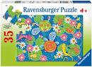 RAVENSBURGER 087624 COLOURFUL REPTILES 35PC JIGSAW PUZZLE