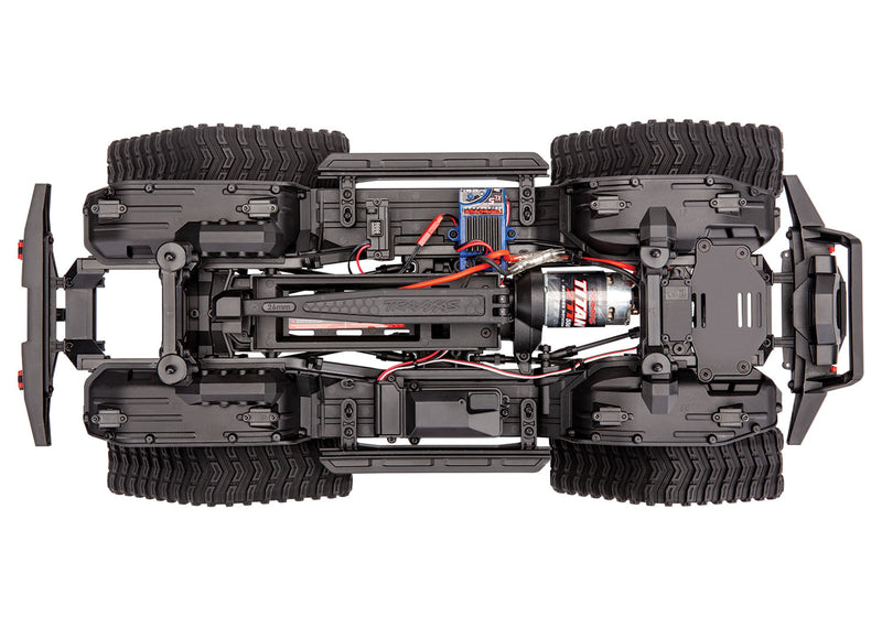 TRAXXAS 82034-4 TRX-4 1/10 EQUIPPED WITH TRAXX AND 4 WHEELS/TIRES ORANGE - BATTERY AND CHARGER NOT INCLUDED