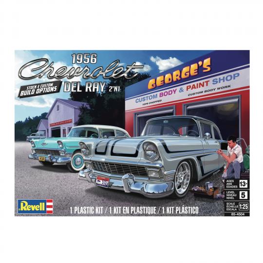 REVELL 4504 56 CHEVY DEL RAY 1/25 SCALE PLASTIC MODEL KIT