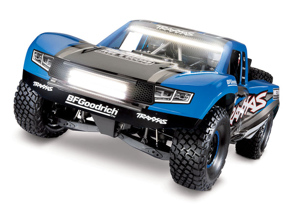 TRAXXAS 85086-4 BLUE UDR UNLIMITED DESERT RACER WITH LIGHTS 6S COMPATABLE BATTERY AND CHARGER NOT INCLUDED
