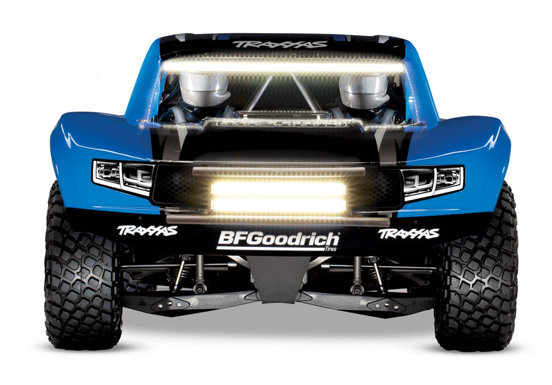 TRAXXAS 85086-4 BLUE UDR UNLIMITED DESERT RACER WITH LIGHTS 6S COMPATABLE BATTERY AND CHARGER NOT INCLUDED