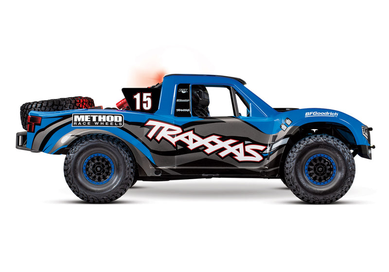 TRAXXAS 85086-4 BLUE UDR UNLIMITED DESERT RACER WITH LIGHTS 6S COMPATABLE BATTERY AND CHARGER NOT INCLUDED