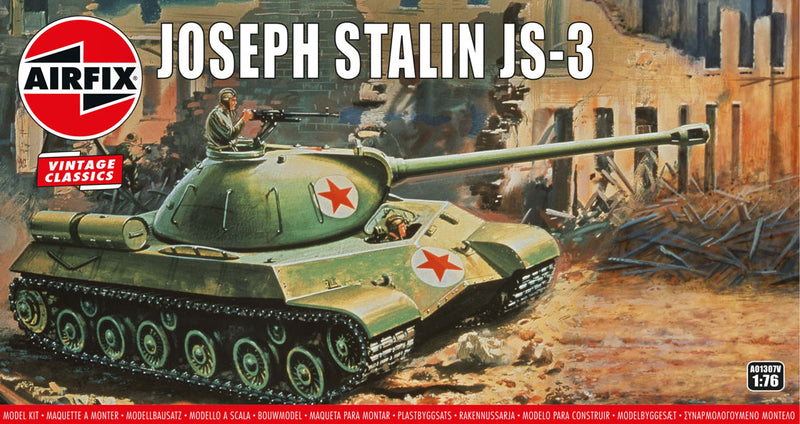 AIRFIX A01307V JOSEPH STALIN JS3 RUSSIAN TANK PLASTIC MODEL KIT