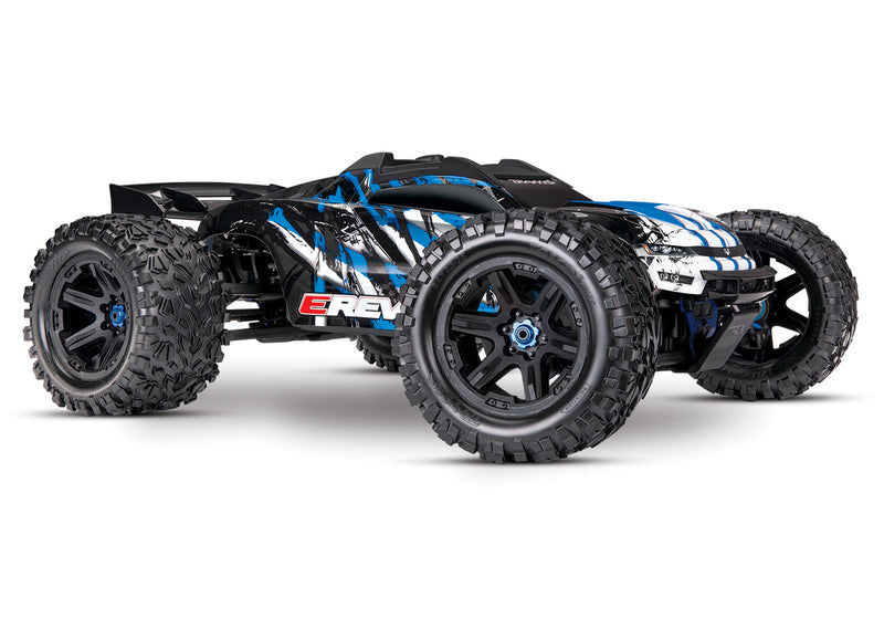 TRAXXAS 86086-4 BLUE E-REVO VXL 6S 2.0 4X4 BRUSHLESS RC CAR  - BATTERIES AND CHARGER NOT INCLUDED