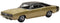OXFORD 87DC68002 DODGE CHARGER 1968 GOLD/BLACK 1/87 SCALE HO SCALE DIECAST COLLECTABLE