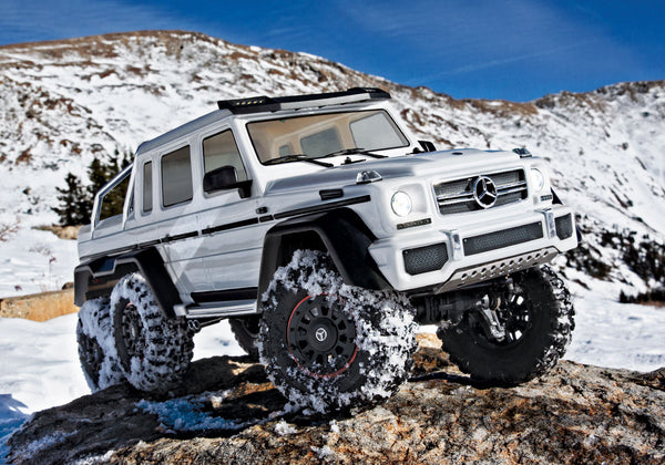 TRAXXAS 88096-4W TRX-6 MERCEDES-BENZ G TRX6 AMG 6X6 SCALE TRAIL AND ROCK CRAWLER WHITE