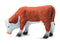 COLLECTA 88242 HEREFORD CALF GRAZING S
