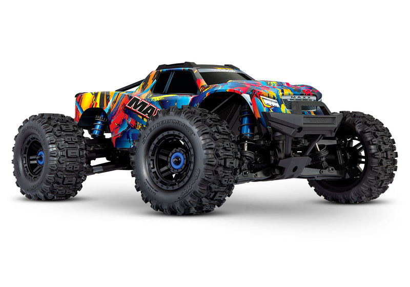 TRAXXAS 89086-4 MAXX 4S BRUSHLESS V2 4WD IN ROCK AND ROLL 1/10 SCALE MONSTER TRUCK WITH WIDEMAXX  - BATTERIES AND CHARGER NOT INCLUDED
