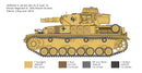 ITALERI 6593 PZ. KPFW. IV F1/F2/G WITH AFRIKA KORPS INFANTRY 1/35 SCALE TANK PLASTIC MODEL KIT