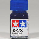 TAMIYA X-23 ENAMEL CLEAR BLUE PAINT 10ML