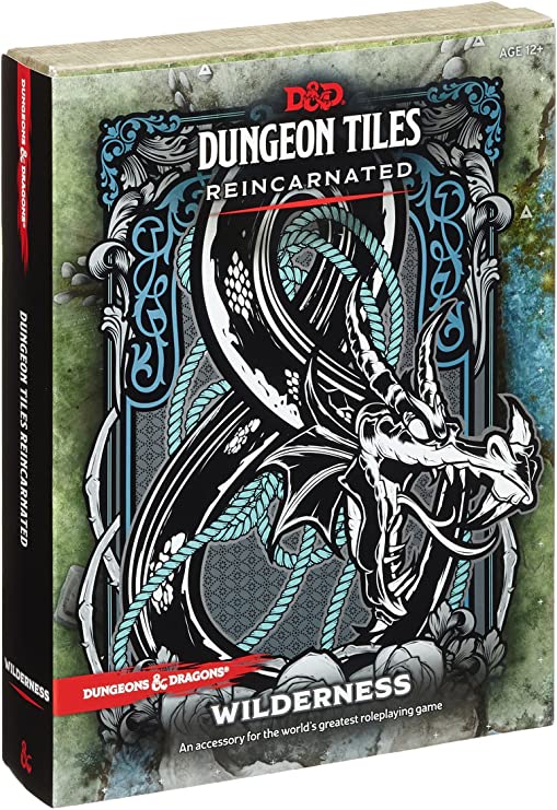 HASBRO DUNGEONS AND DRAGONS DUNGEON TILES REINCARNATED WILDERNESS