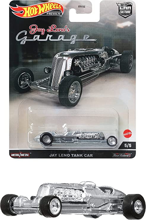 HOT WHEELS PREMIUM CAR CULTURE - JAY LENOS GARAGE - JAY LENO TANK CAR 5/5