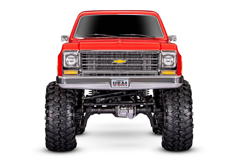 TRAXXAS 92056-4 TRX4 1/10 RC CAR 1979 CHEVROLET CHEYENNE K10 REMOTE CONTROL 3S CRAWLER RED BATTERY AND CHARGER NOT INCLUDED