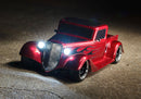 TRAXXAS 93044-4 FACTORY FIVE 1935 4TECH 3 HOT ROD TRUCK - RED WITH LIGHTS REQUIRES BATTERY AND CHARGER