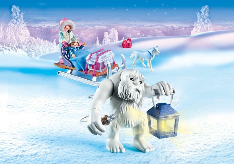 PLAYMOBIL 9473 YETI WITH SLEIGH