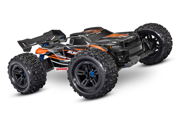 TRAXXAS 95076-4 - SLEDGE 6S BRUSHLESS 4WD MONSTER TRUCK 1/8 SCALE  REMOTE CONTROL CAR IN ORANGE READY TO RUN WITH TRANSMITTER - BATTERY AND CHARGER NOT INCLUDED