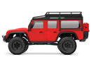 TRAXXAS 97054-1 TRX4M 1/18 SCALE AND TRAIL CRAWLER LAND ROVER DEFENDER RED REMOTE CONTROL CAR READY TO RUN WITH BATTERY AND CHARGER