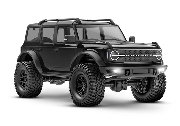 TRAXXAS 97074-1 TRX4-M 1/18 SCALE AND TRAIL CRAWLER FORD BRONCO BLACK REMOTE CONTROL CAR READY TO RUN WITH BATTERY AND CHARGER