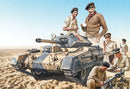 ITALERI 6592 CRUSADER MK III WITH BRITISH TANK CREW 1/35 SCALE PLASTIC MODEL KIT