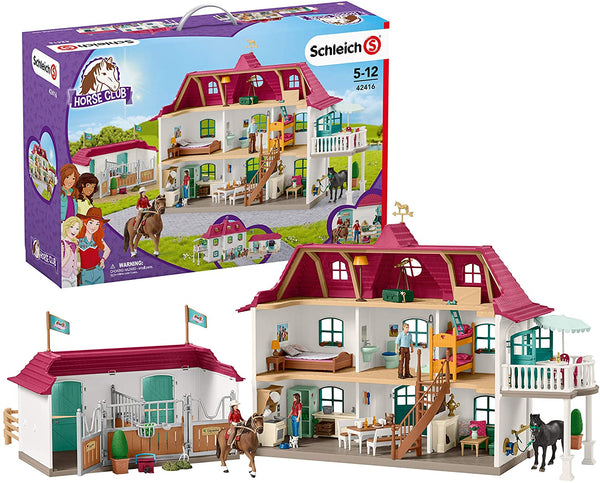 SCHLEICH 42551 HORSE CLUB LAKESIDE COUNTRY HOUSE AND STABLE
