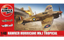 AIRFIX A05129 1/48 HAWKER HURRICANE MK.I TROPICAL PLASTIC MODEL KIT