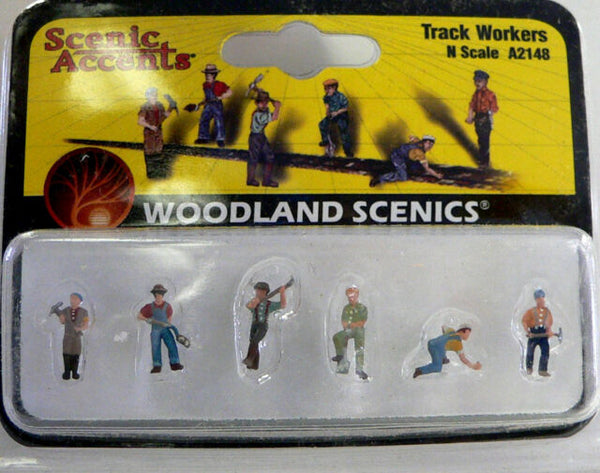 WOODLAND SCENICS A2148 TRACK WORKERS N SCALE