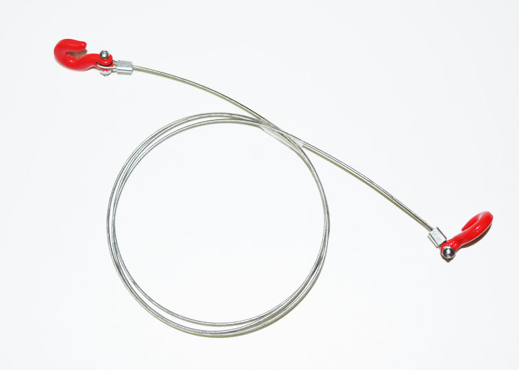 ABSIMA 2320045 STEEL WIRE ROPES WITH RED HOOKS 1:10