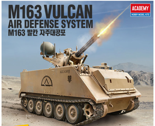 ACADEMY 13507 M163 VULCAN AIR DEFENCE SYSTEM 1:35 PLASTIC MODEL KIT