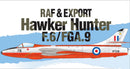 ACADEMY 12312 RAF & EXPORT HAWKER HUNTER F.6/FGA.9 MODEL AIRCRAFT 1/48