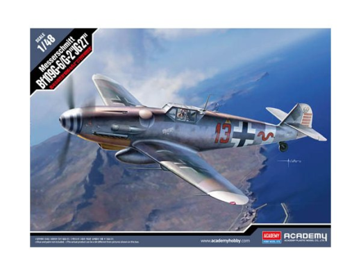 ACADEMY 12321 MESSERSCHMITT BF109G-6/G-2 JG27 MODEL AIRCRAFT 1/48