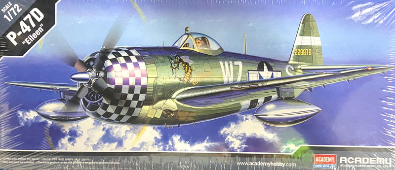 ACADEMY 12474 P-47D T/BOLT MODEL AIRCRAFT 1/72