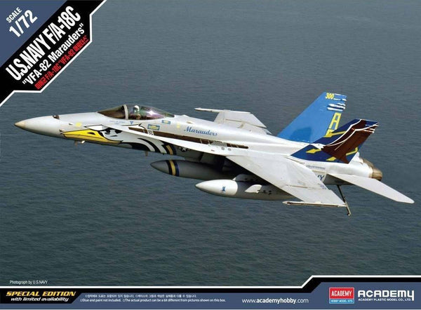 ACADEMY 12534 U.S. NAVY F/A-18C MODEL AIRCRAFT 1/72