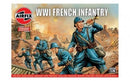 AIRFIX 0728V WW1 FRENCH INFANTRY MODEL FIGURES 1/76 PLASTIC MODEL KIT