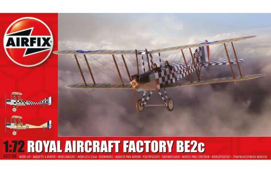 AIRFIX 2104 ROYAL AIRCRAFT FACTORY BE2C 1:72 PLASTIC MODEL KIT