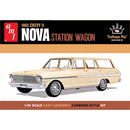 AMT 1202 1963 CHEVY II NOVA STATION WAGON CRAFTSMAN PLUS SERIES 1/25 SCALE PLASTIC MODEL KIT