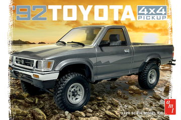 AMT 1082 1:20 1992 TOYOTA  4X4 PICK UP TRUCK PLASTIC MODEL CAR KIT