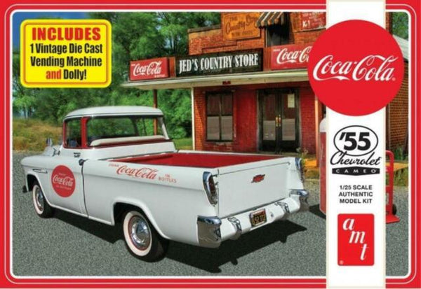 AMT 1094 1955 CHEVY CAMEO PICKUP COCA COLA 1:25 PLASTIC MODEL CAR KIT