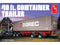 AMT 1196 40 FOOT SEMI CONTAINER TRAILER 1/24 SCALE PLASTIC MODEL KIT