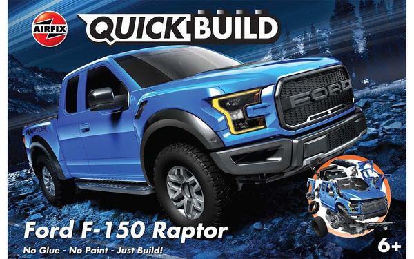 AIRFIX QUICKBUILD 6037 FPRD F-150 RAPTOR PLASTIC MODEL KIT