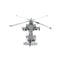 METAL EARTH MMS083 AIRCRAFT BOEING AH-64 APACHE HELICOPTER 3D METAL MODEL KIT