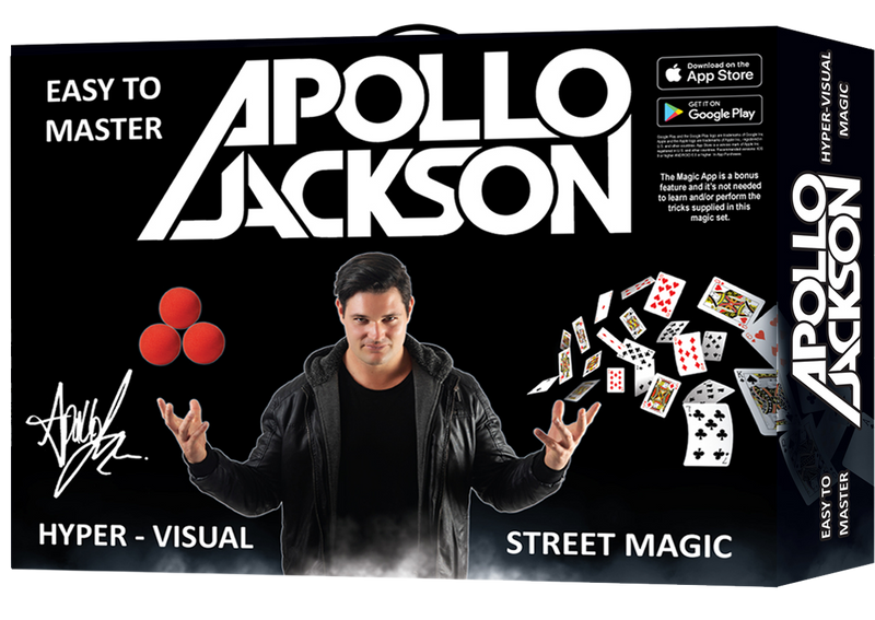THEATRIX APOLLO JACKSON HYPER - VISUAL STREET MAGIC TRICK SET - OVER 100 MAGIC TRICKS