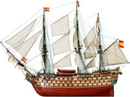 ARTESANIA LATINA 22905 - SANTA ANA TRAFALGAR 1805 WOODEN SHIP MODEL  1/84 SCALE