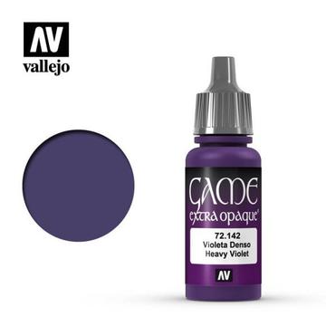 VALLEJO 72.142 GAME COLOR EXTRA OPAQUE HEAVY VIOLET ACRYLIC PAINT 17ML