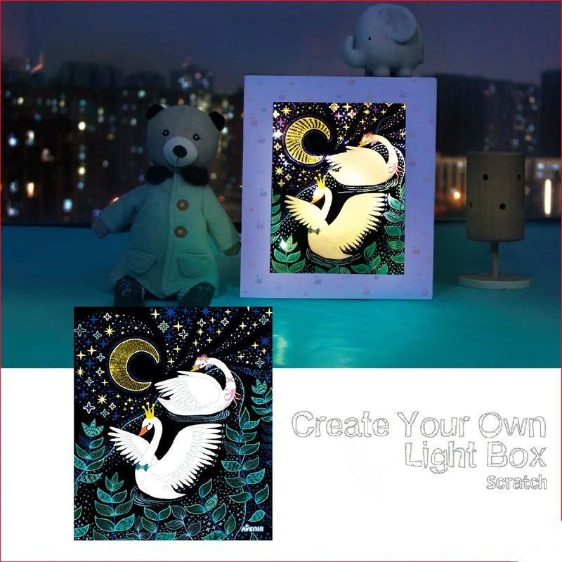 AVENIR SCRATCH CREATE YOUR OWN LIGHT BOX