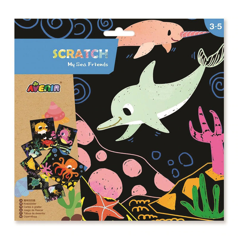 AVENIR SCRATCH JUNIOR ACTIVITY MY SEA FRIENDS