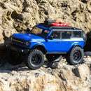 AXIAL SCX24 2021 FORD BRONCO BRUSHED ELECTRIC 4WD CRAWLER 1:24 SCALE RTR - BLUE