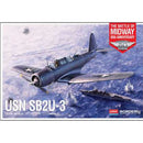 ACADEMY 12350 USN SB2U-3 BATTLE OF MIDWAY 80TH ANNIVERSARY 1/48 SCALE AIRCRAFT PLASTIC MODEL KIT