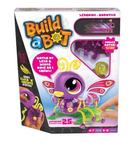 BUILD A BOT BUTTERFLY 25PC